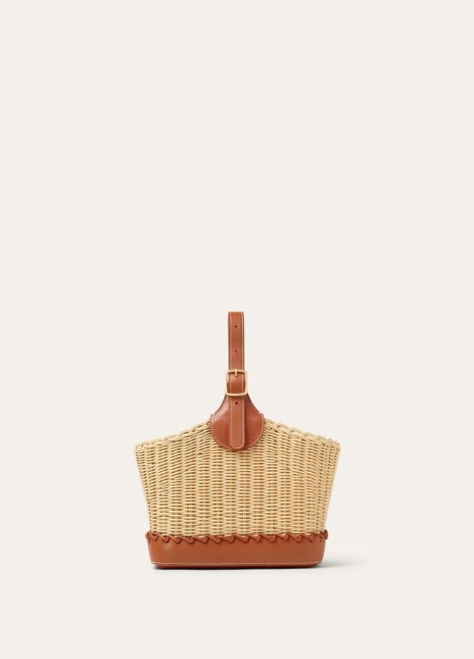 Bobbin Bucket bag wicker