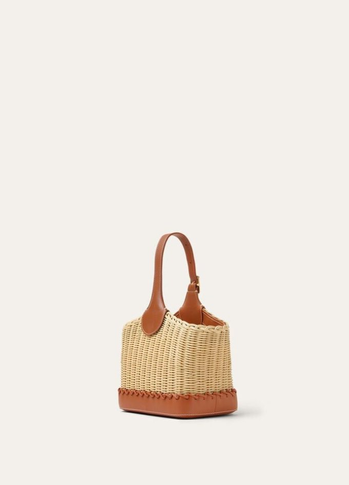 Bobbin Bucket bag wicker
