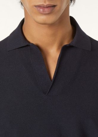 Buttonless Polo Shirt
