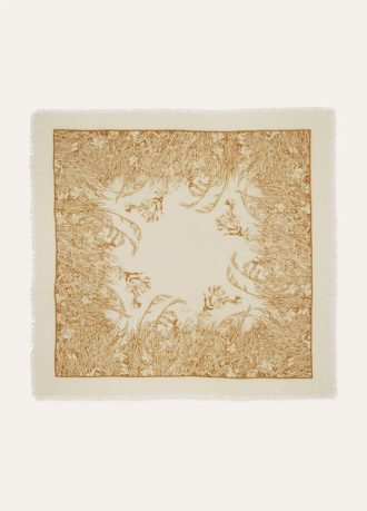 Campo di Lino Fiorito Shawl