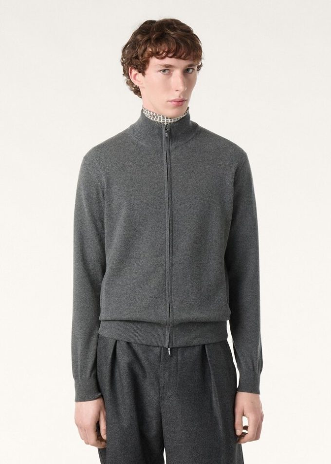 Classic Zip-Up Bomber Jacket