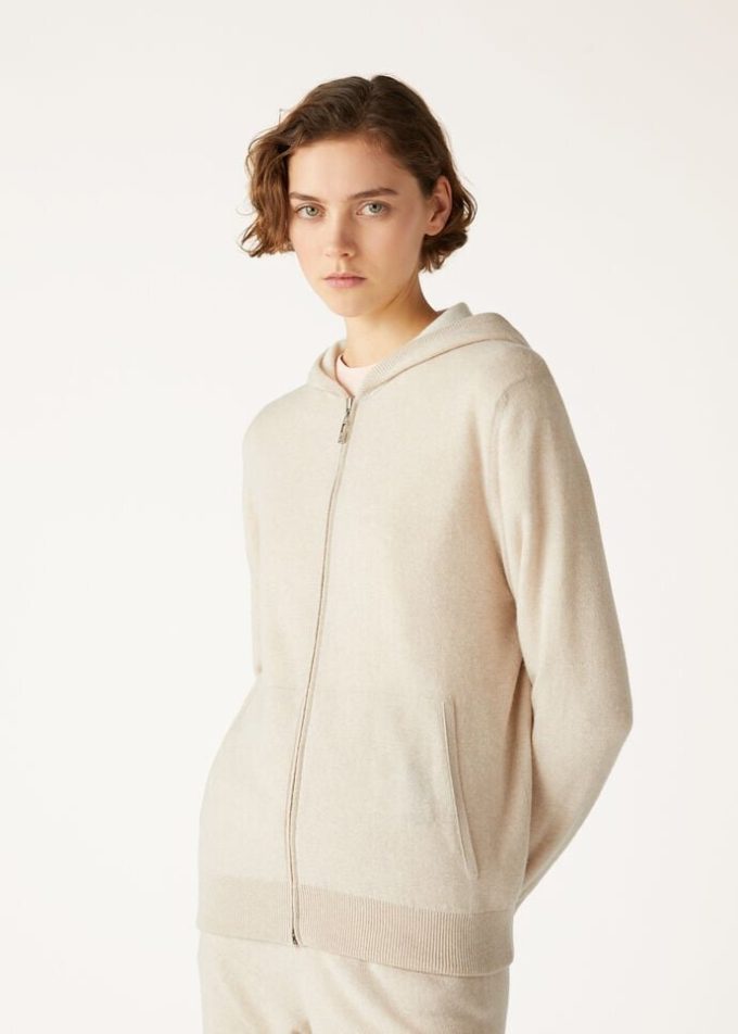 Duo Hooded Bomber Sweater