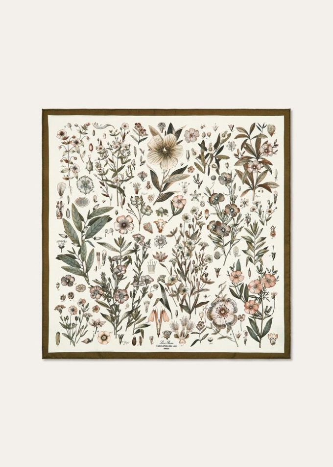Enciclopedia del Lino Foulard 60×60