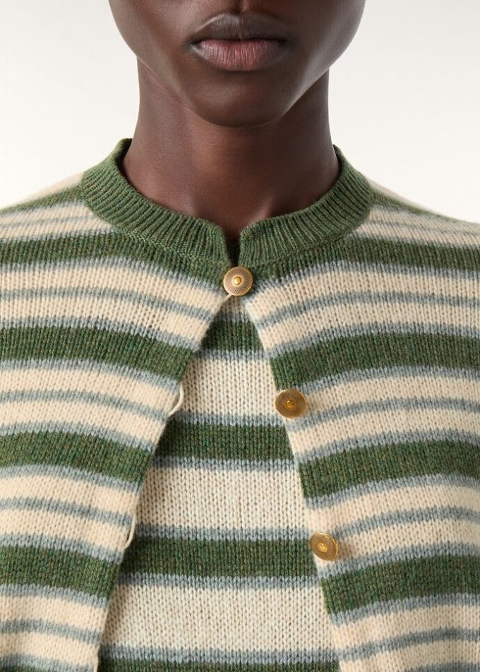 Fobello Stripes Cardigan