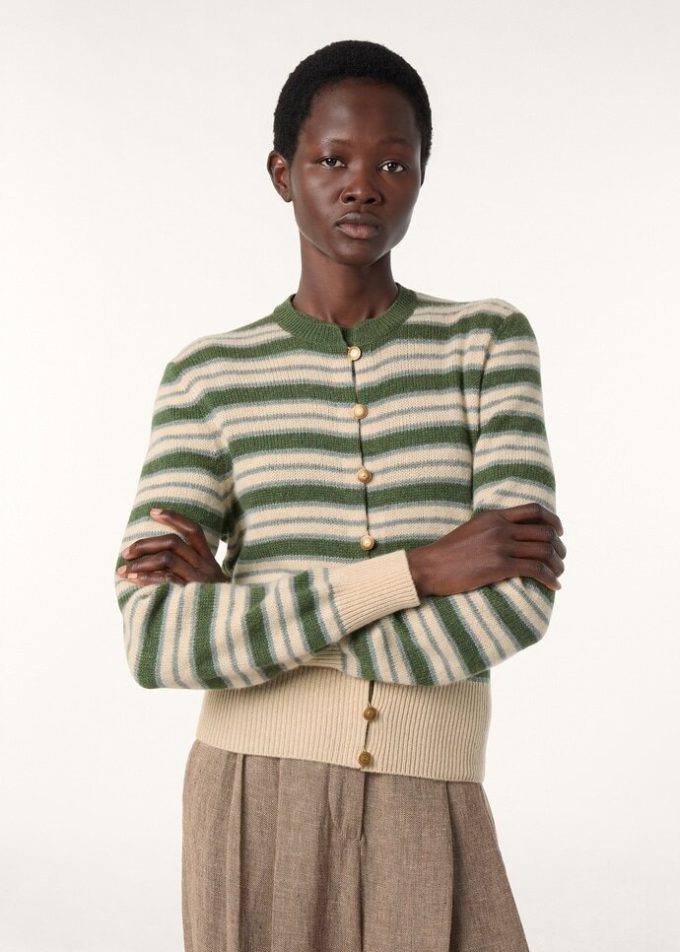 Fobello Stripes Cardigan