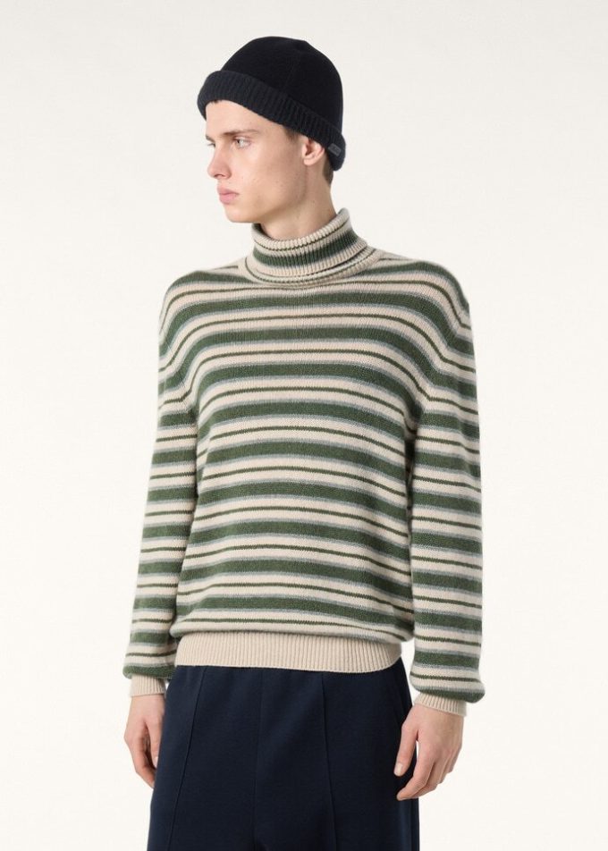 Fobello Stripes Turtleneck