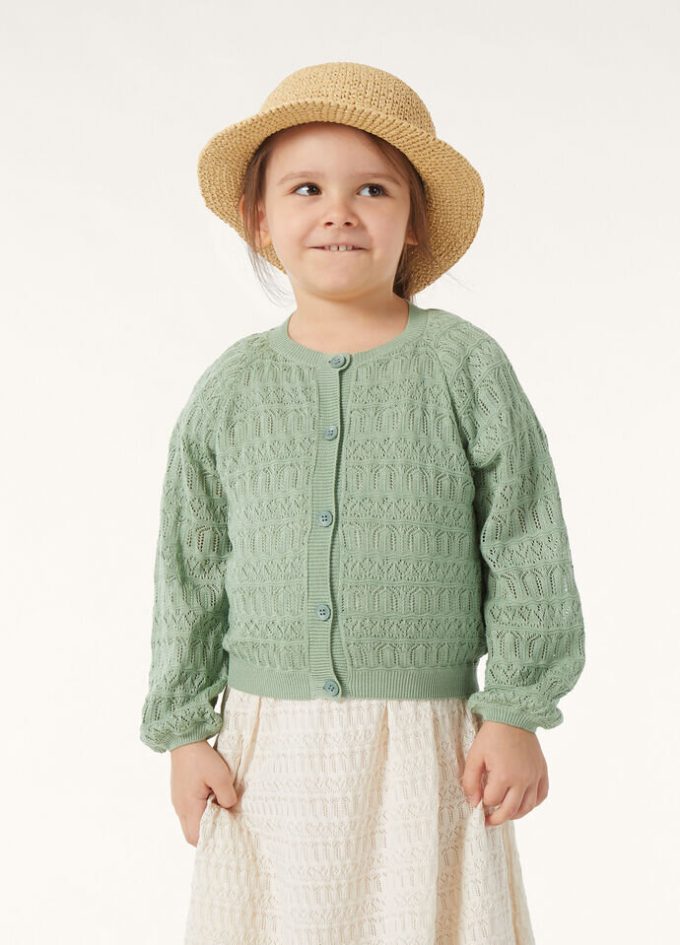 Kid’s Daisy Cardigan