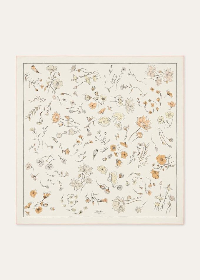 L’Arte Delle Fibre Dei Fiori Foulard 90×90