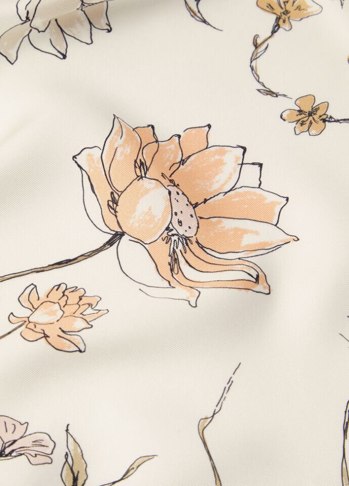 L’Arte Delle Fibre Dei Fiori Foulard 90×90