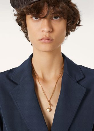 Linen Flower Bud Necklace