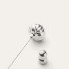 Linen Flower Bud Pin