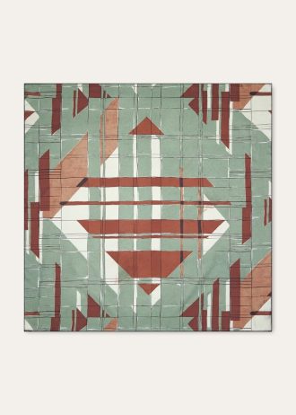 Loro Clan Collage 90 x 90 Foulard