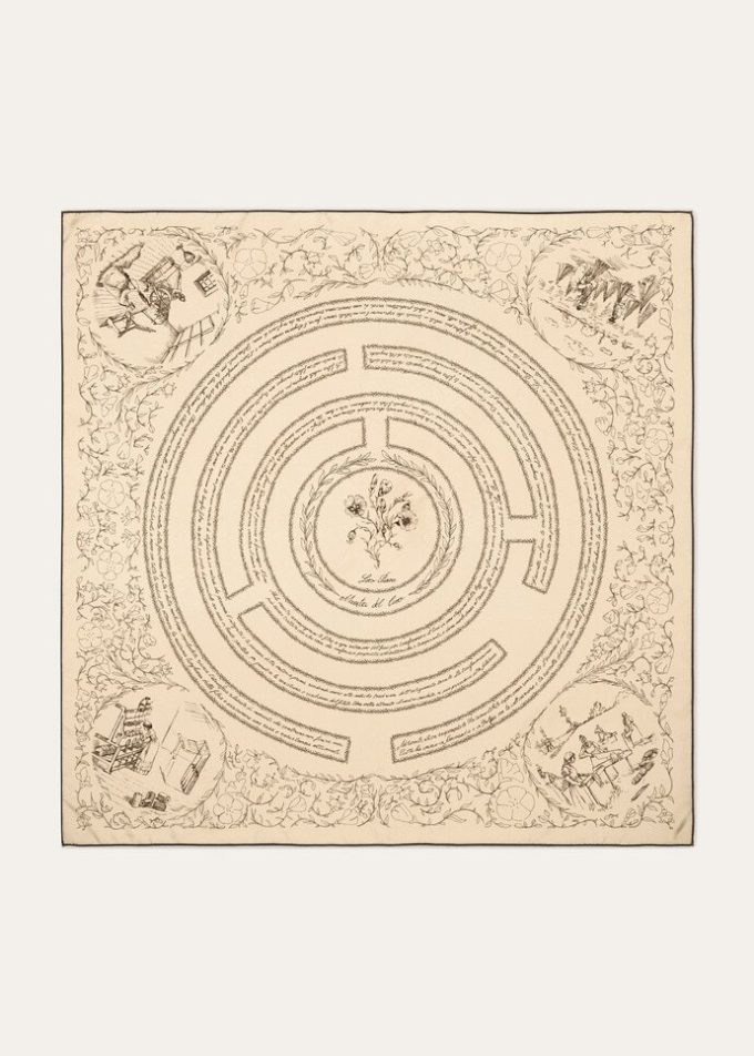 Maestri Del Lino Foulard 90×90