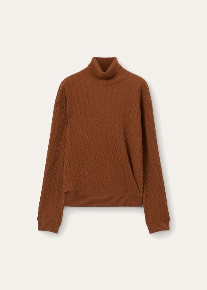 Micro Cables Turtleneck