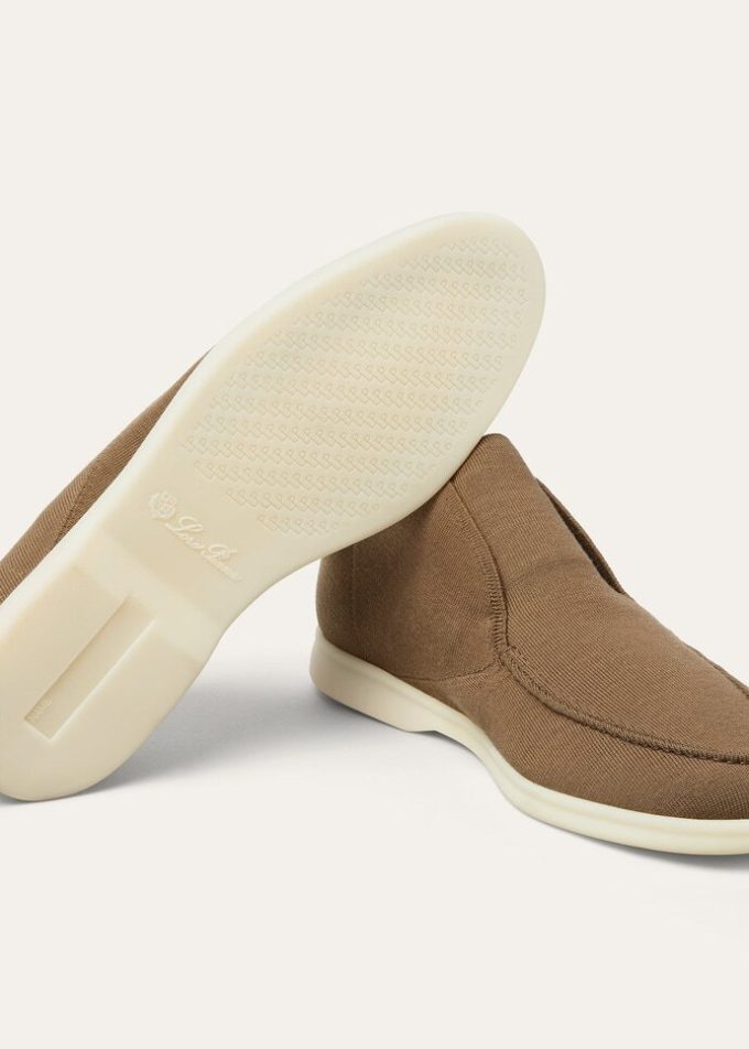 Open Knitted Walk Ankle Boot