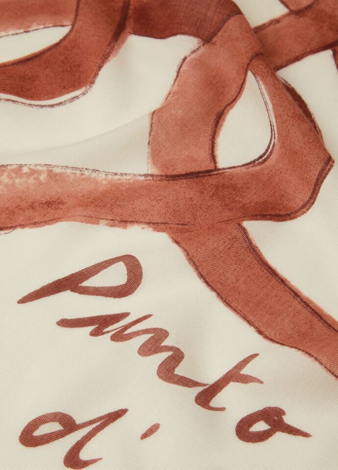 Punto Nido d’Ape Foulard 90×90